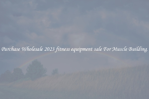 Purchase Wholesale 2023 fitness equipment sale For Muscle Building.