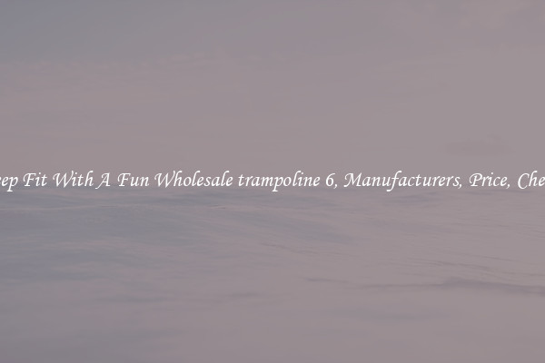 Keep Fit With A Fun Wholesale trampoline 6, Manufacturers, Price, Cheap 