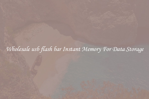 Wholesale usb flash bar Instant Memory For Data Storage