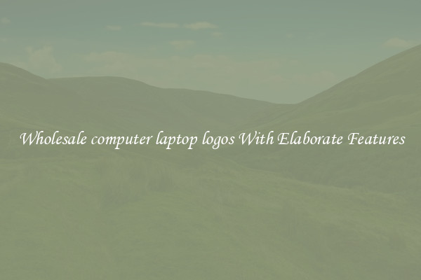 Wholesale computer laptop logos With Elaborate Features