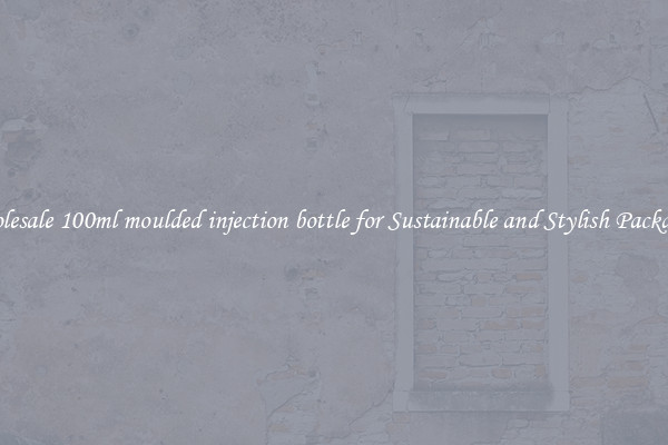 Wholesale 100ml moulded injection bottle for Sustainable and Stylish Packaging